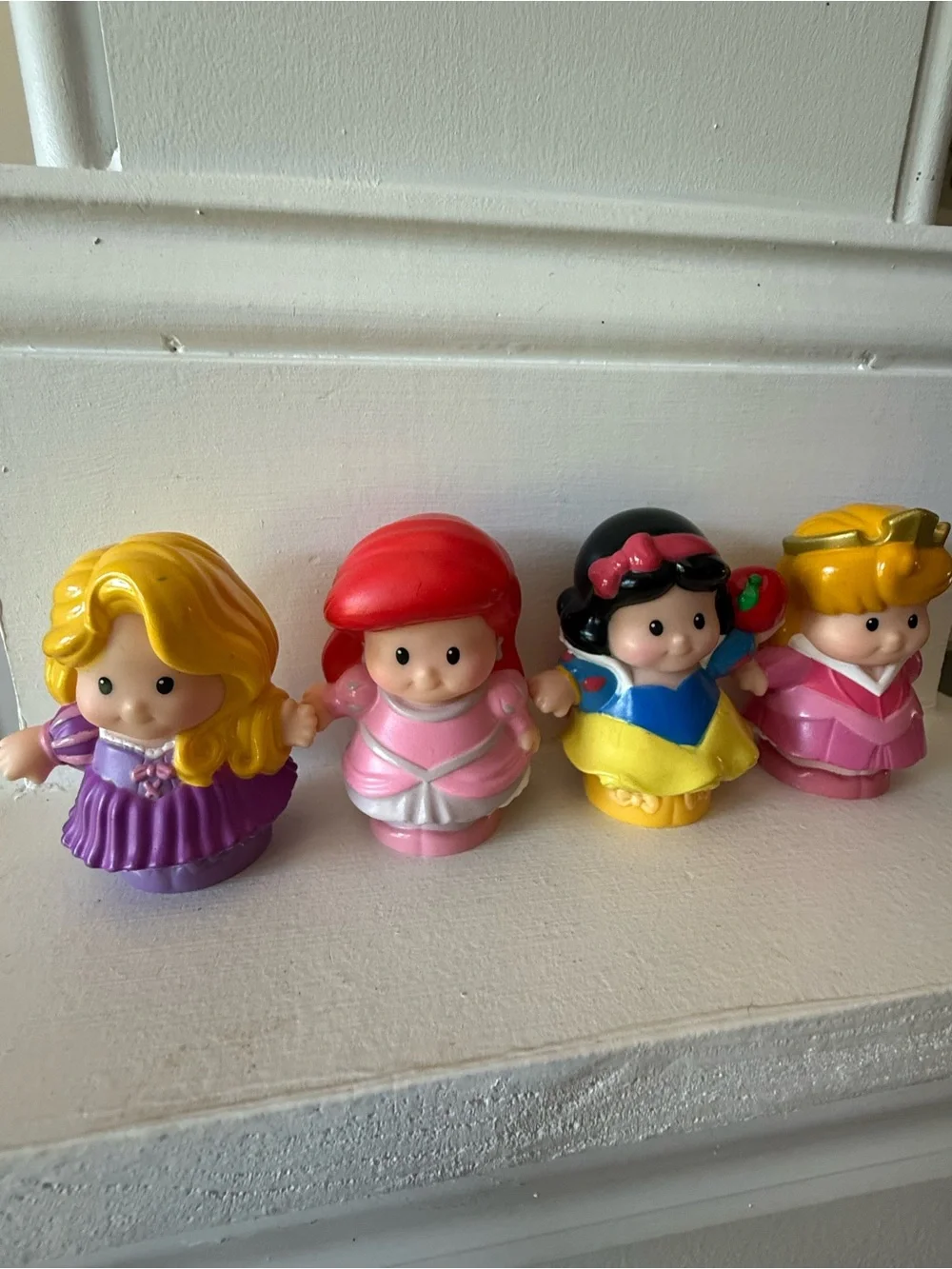 Disney Princess Little People Figures Lot of 4 vintage y2k set